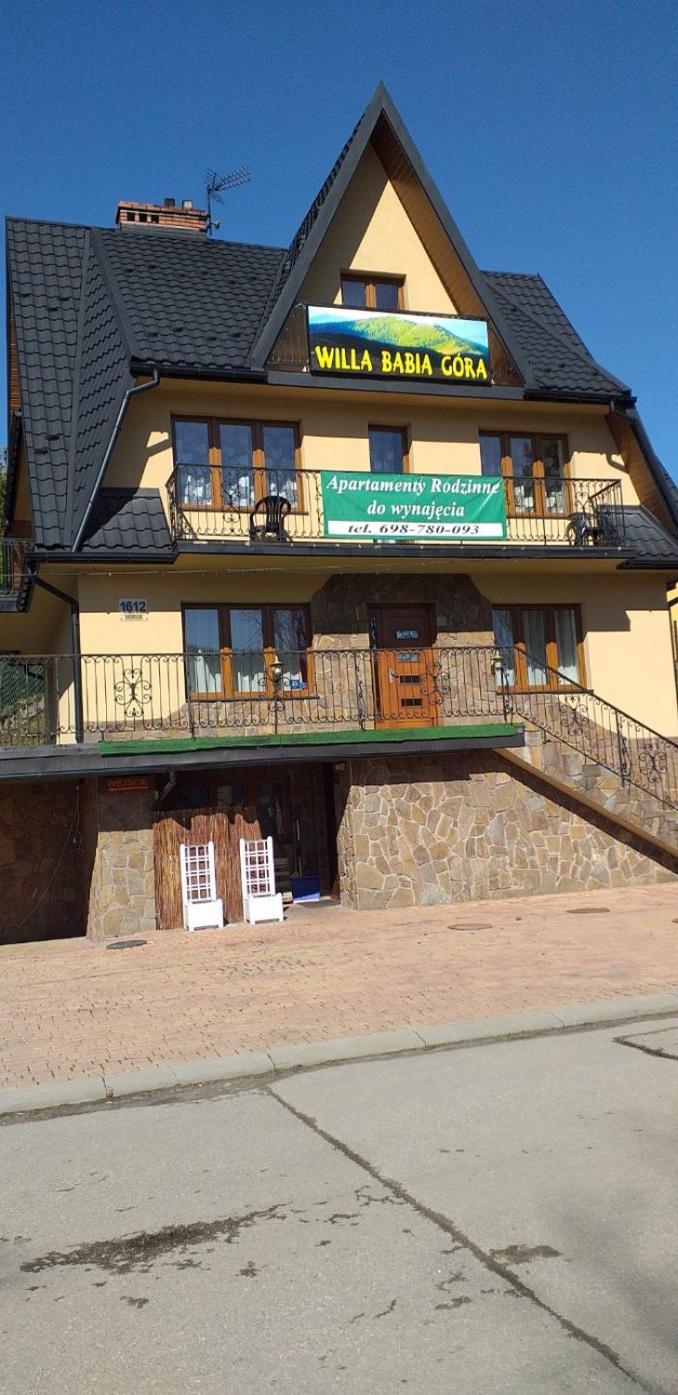 Willa Babia Gora Zawoja Kültér fotó